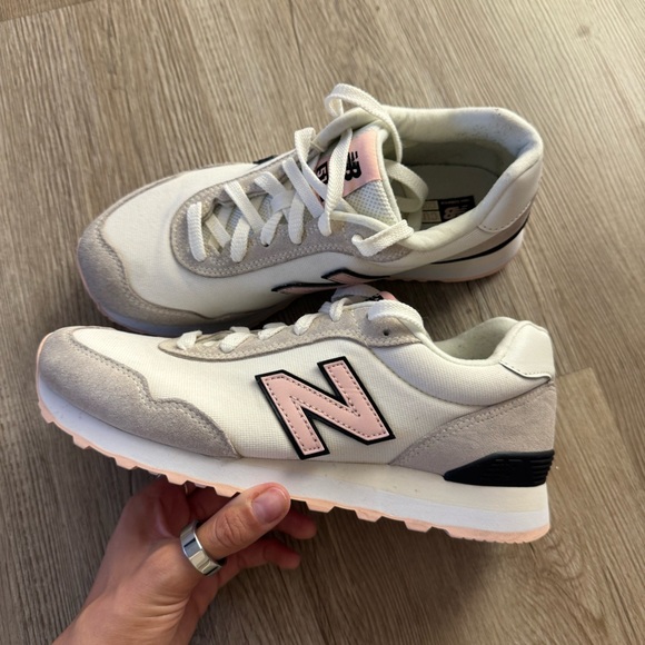 New Balance Shoes - New Balance Women's Sneakers in White and Pink
